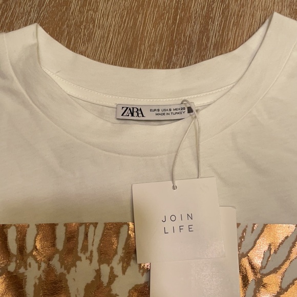 ZARA Contrast Top Size S - Picture 5 of 7